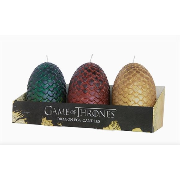 Game of Thrones Dragon Egg Sculpted Candles - Picture 2 of 8